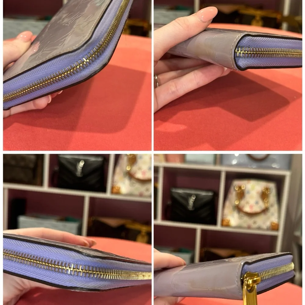 Louis Vuitton Zippy Vernis Lilac